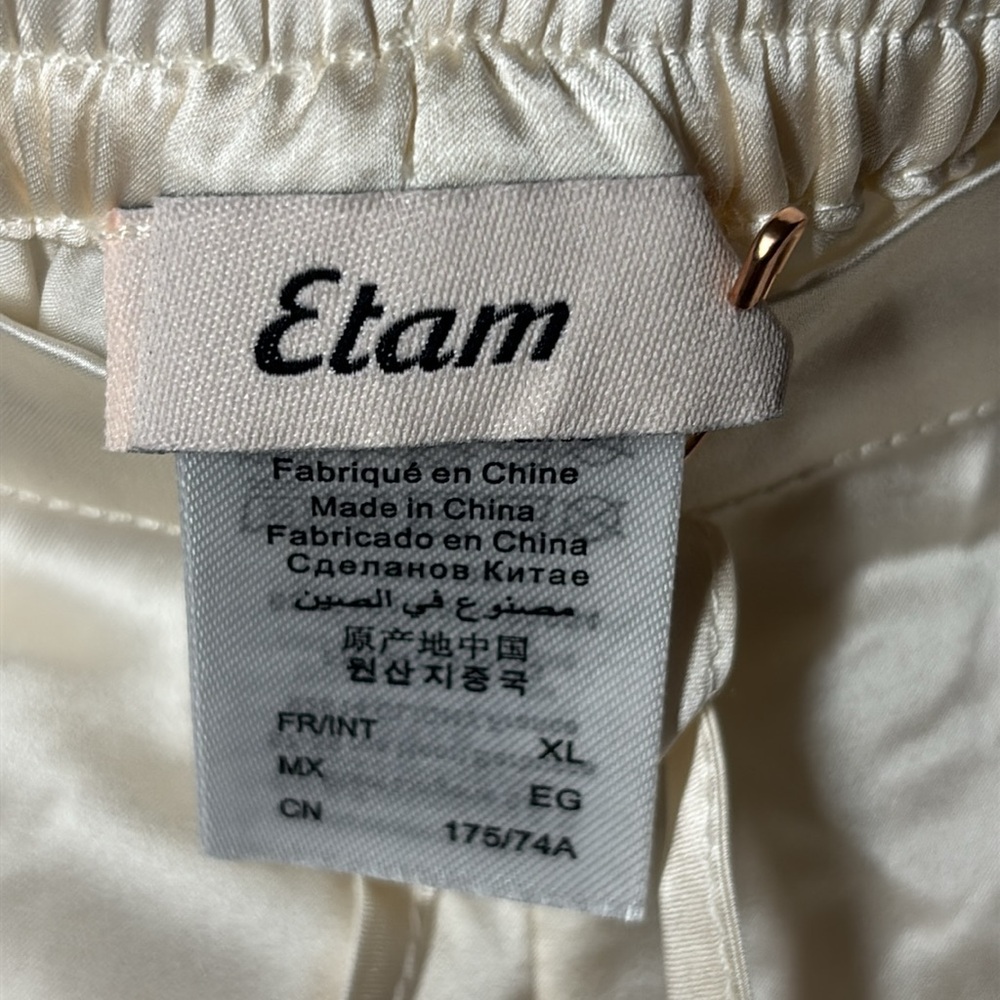 Etam Milky Silk Pajama Shorts - Picture 8 of 8